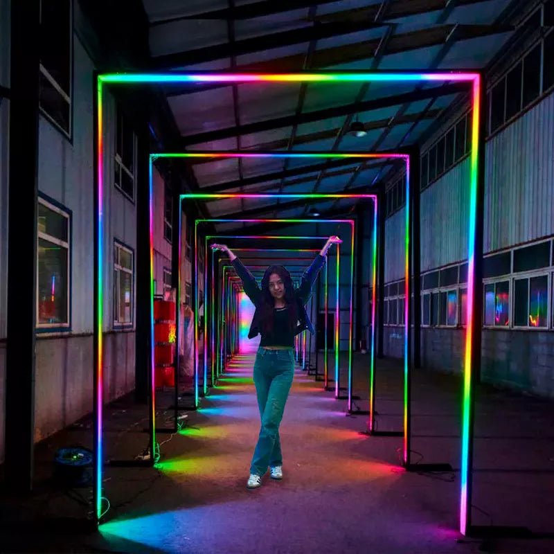 RGB Neon Tunnel Arch