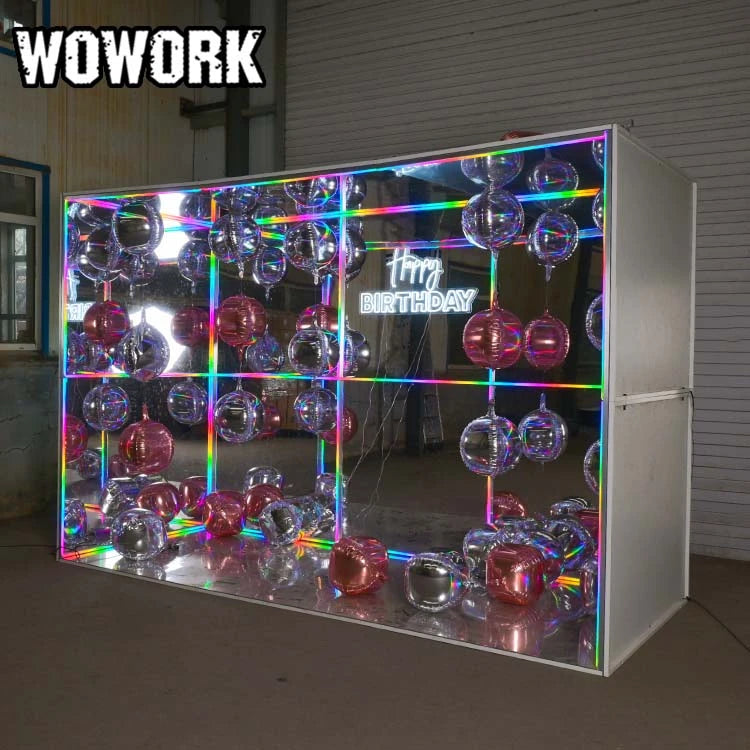 Led Mirror Photo Booth Box