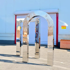 SST Silver Mirror Arch Backdrop