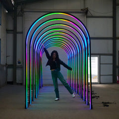 RGB Tunnel Arch for Wedding Entrance