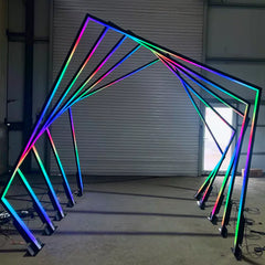 RGB Tunnel Arch for Wedding Entrance