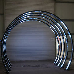 Round Neon Tunnel Arch