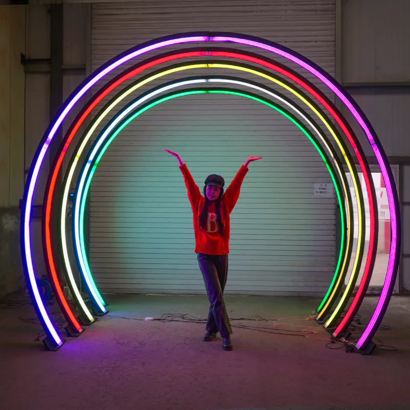 RGB Neon Tunnel Arch