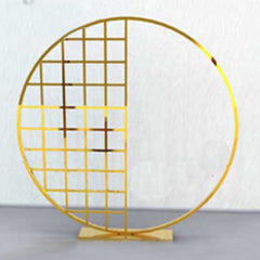 6ft SST Mesh Circular Golden Backdrop