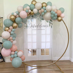 metal round wedding backdrop